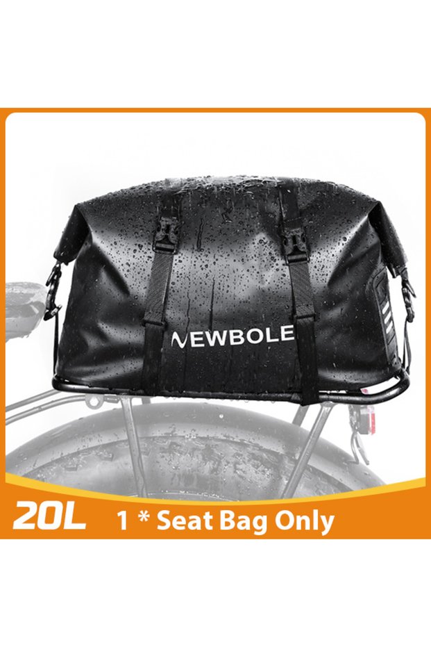 BAG314 NEWBOLER Aeropack Aluminium Alloy Bicycle Luggage Carrier Passcode Lock Bike Bag Bikepacking
