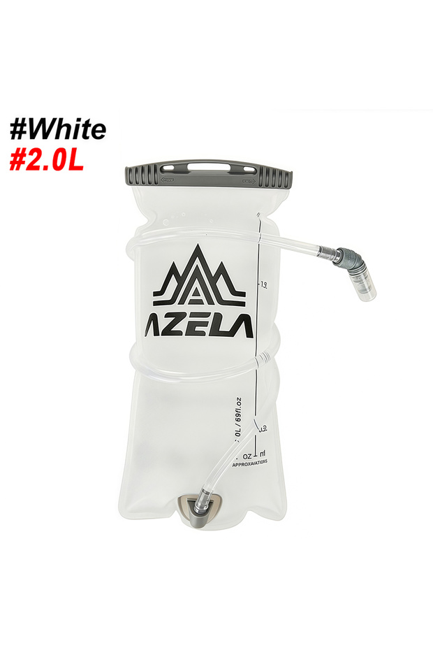 White-2L 1PCS 1.5L/2L Hydration Bladder, Water Bladder for Hiking Backpack, Leak Proof Water Reservo