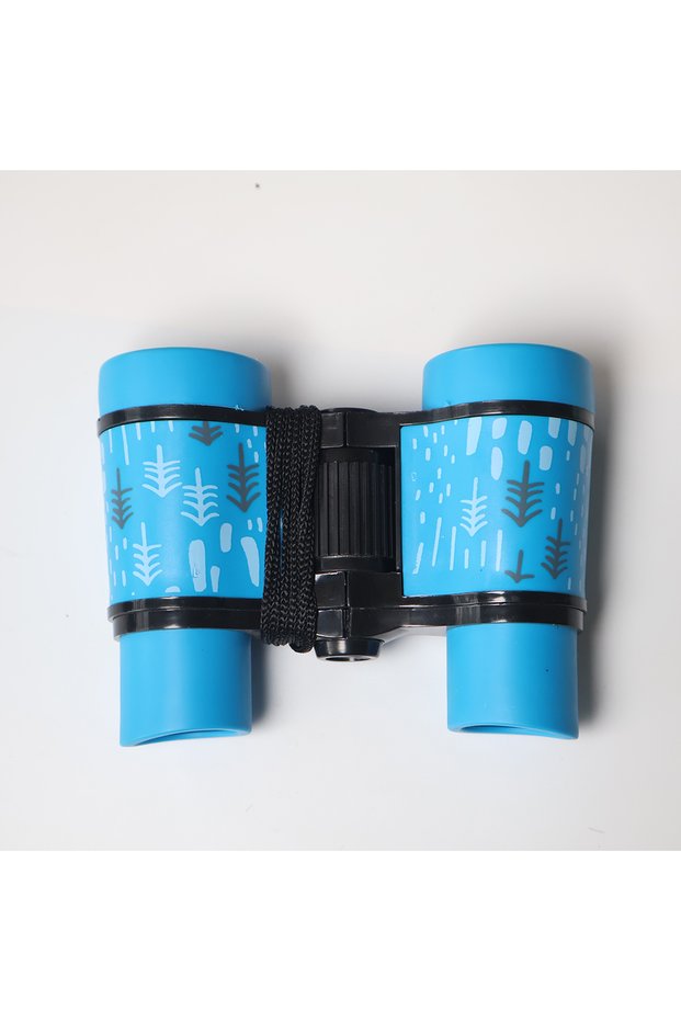 Blue 4x30 Binoculars Plastic Children Colorful Lightweight for Kids Contemporary Styling Compact Eye