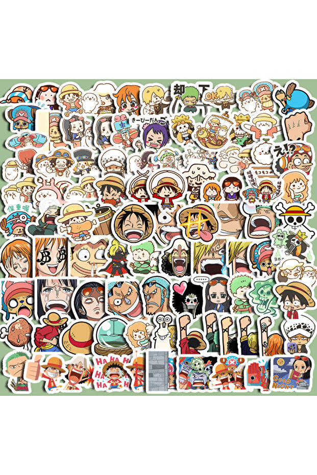 Choice 100PCS 100PCS Cool One Piece Anime Cartoon Stickers Decals for Kids DIY Laptop Scrapbook Frid