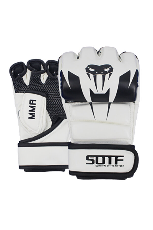 Other SOTF-ST3-C White Venomous Snake Multicolor MMA Boxing Gloves Tiger Muay Thai Fight Sanda Pads