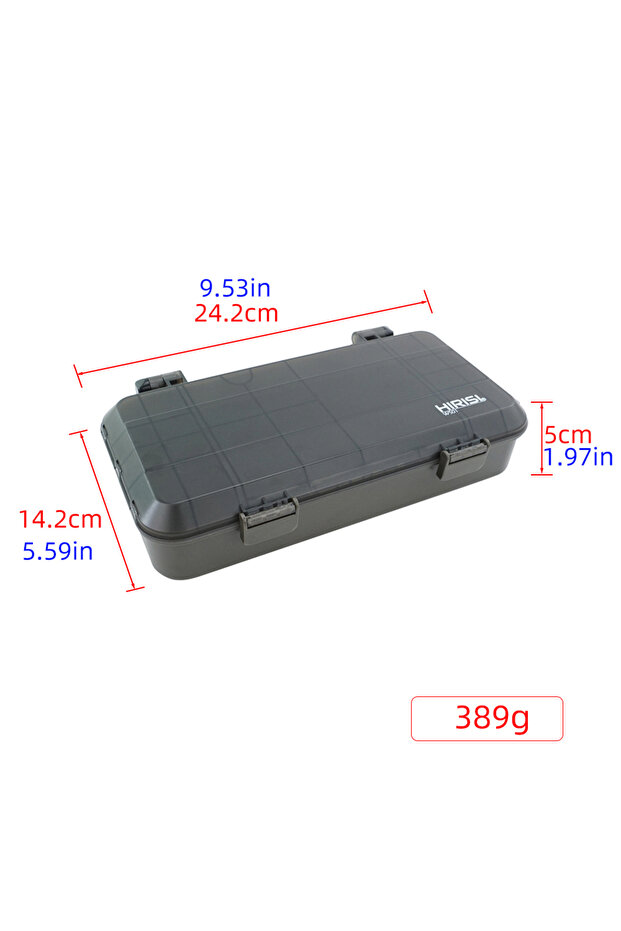 W501 Large-Capacity Carp Fishing Organizer Box Multipurpose Compartments Fishing Acces