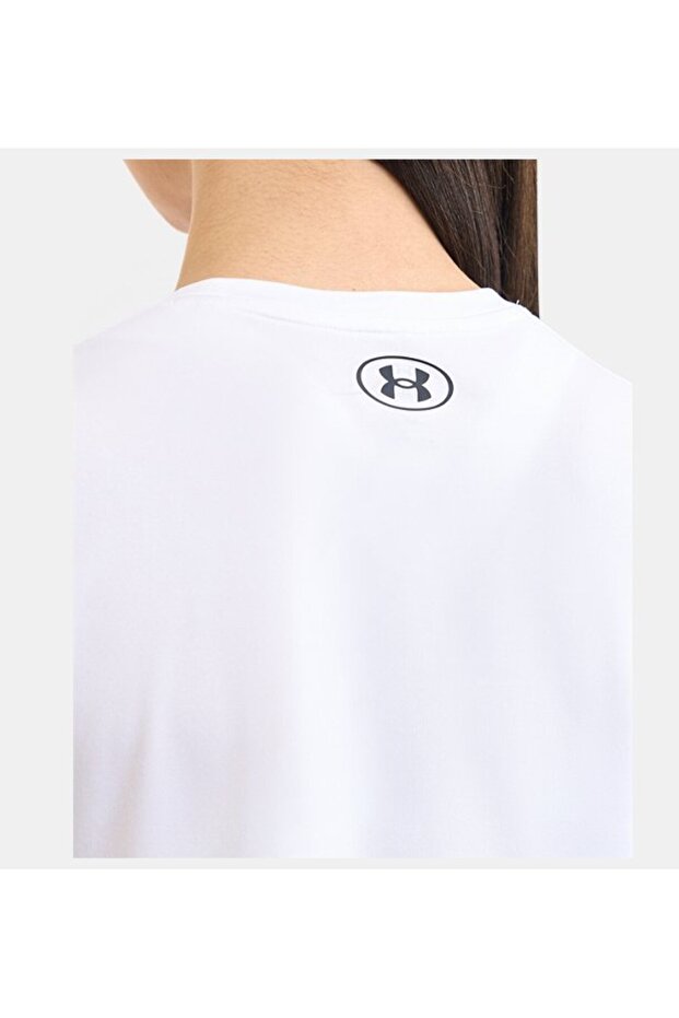 Kadın UA Tech Solid T-shirt 1384231-100 - 5