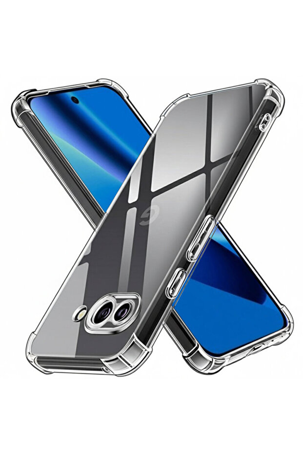 Shockproof Clear Silicone Case for Google Pixel 10a - 1