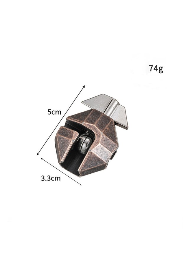 3 Lock Puzzles Classic IQ Metal Brain Teaser Magic Baffling Puzzles Game Toys For Children Adults F.