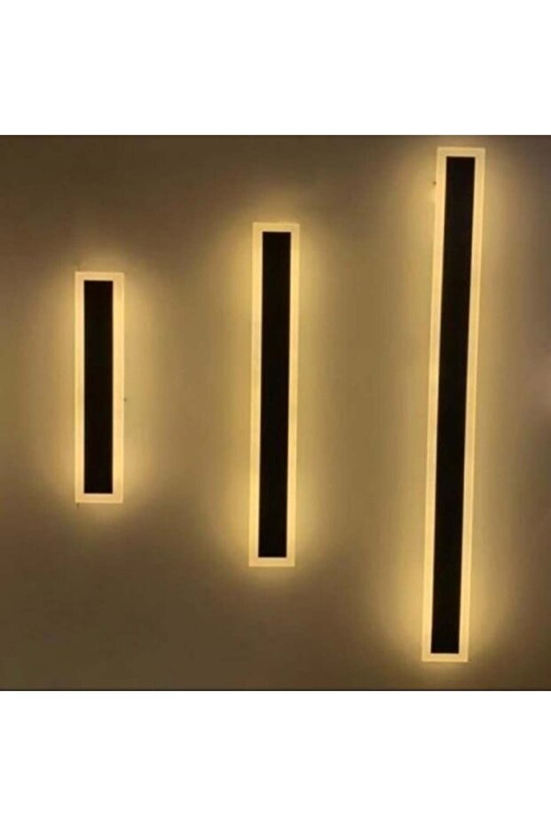 مصباح جداري خارجي 90 سم، ضوء أصفر