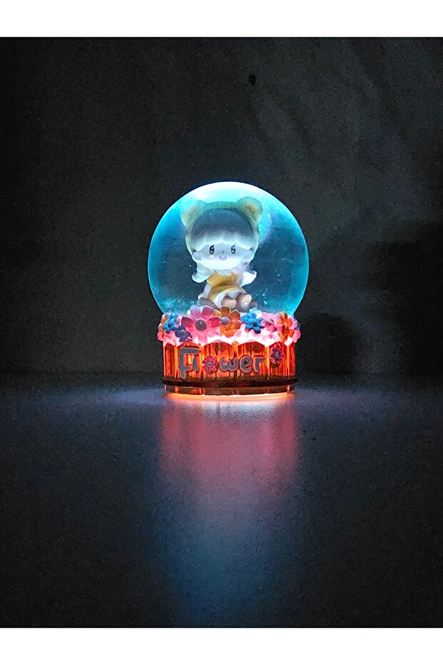 Flower ışıklı küre - 3