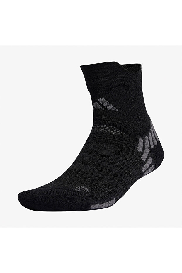 Quarter Unisex Black Socks