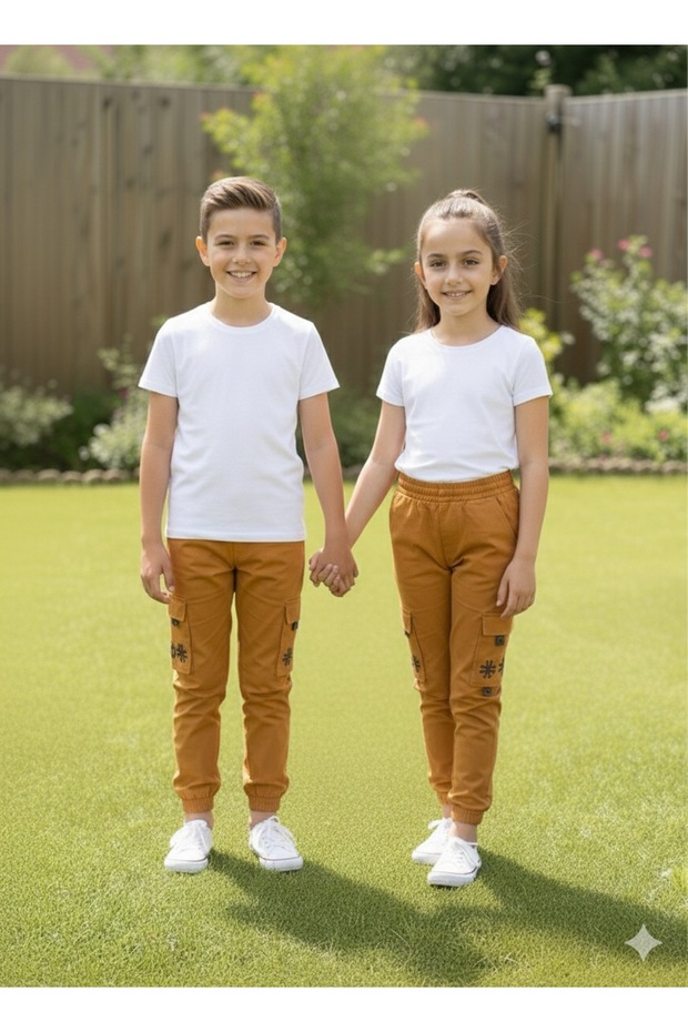 Unisex Waterproof Cargo Pocket Jogger Pants Girl/Boy