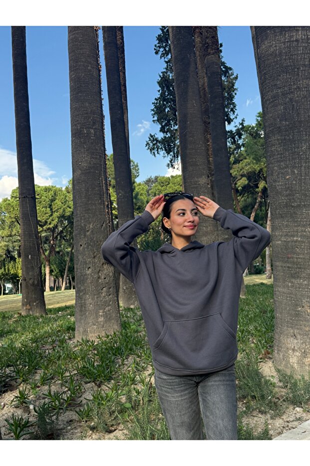 Kapüşonlu Sweatshirt Chillandout Basic unisex - 1