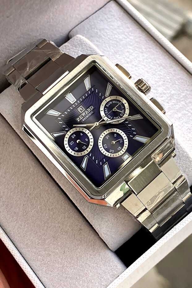 Original 2 Year Warranty Men's Wristwatch Steel Band Boxed