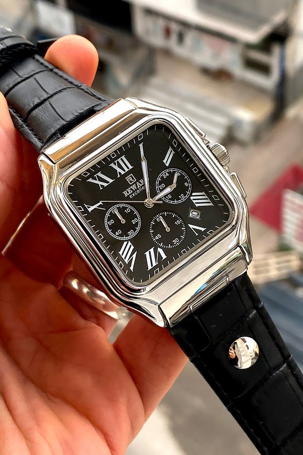 Original 2 Year Warranty Men's Wristwatch Steel Band Boxed