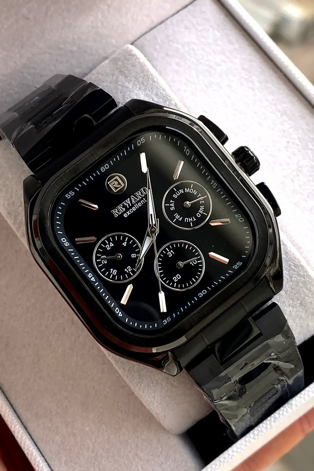 Original 2 Year Warranty Men's Wristwatch Steel Band Boxed