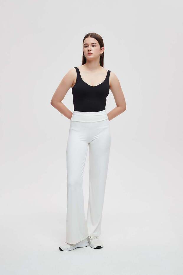 بنطال طويل سادة - 1