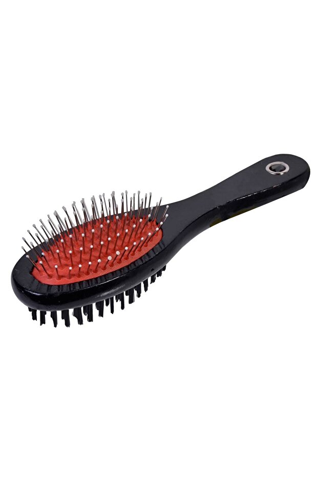 Double grooming brush. - 1