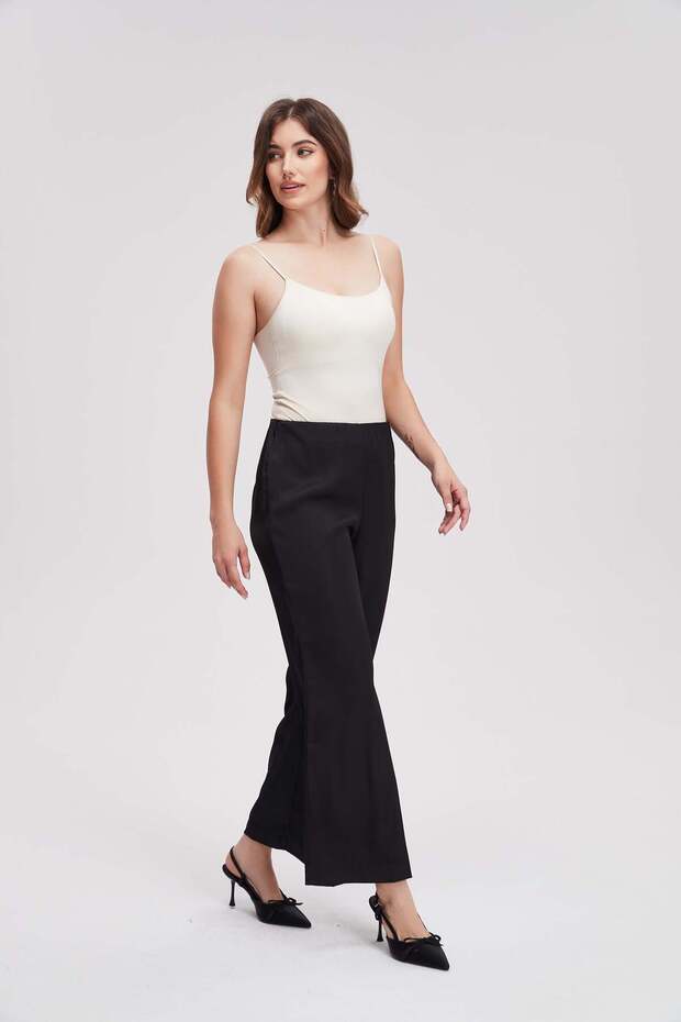 Classic Solid Long Pants - 1