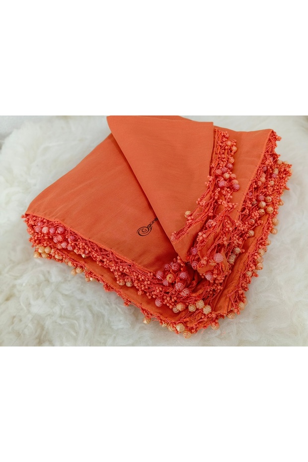 Handmade Blackberry Embroidered, Beaded Writing, Cheesecloth, Scarf, Yemeni, Mevlüt Cover with 4 Embroidered Sides