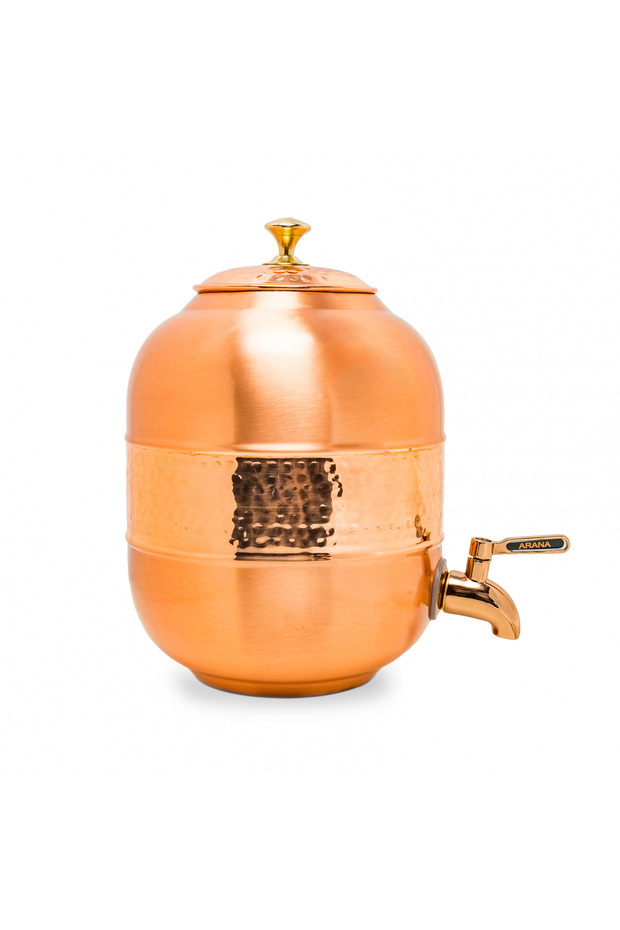 Half Copper Container, elegant design, 5 L - 2