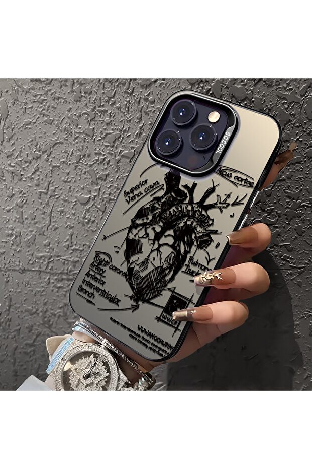 حافظة مضادة للسقوط من السيليكون المتوافقة مع هاتف iPhone 16 Pro، ذات نمط إبداعي - 6