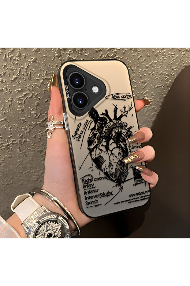 حافظة مضادة للسقوط من السيليكون المتوافقة مع هاتف iPhone 16، ذات نمط إبداعي - 4