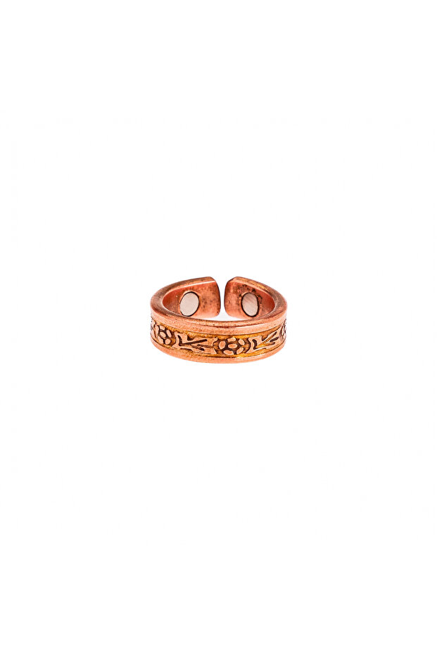 Copper Flower Ring - 2