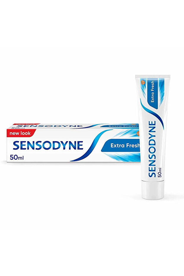 Toothpaste for Sensitive Teeth, Daily Care, Extra Fresh Flavour, 50 ml