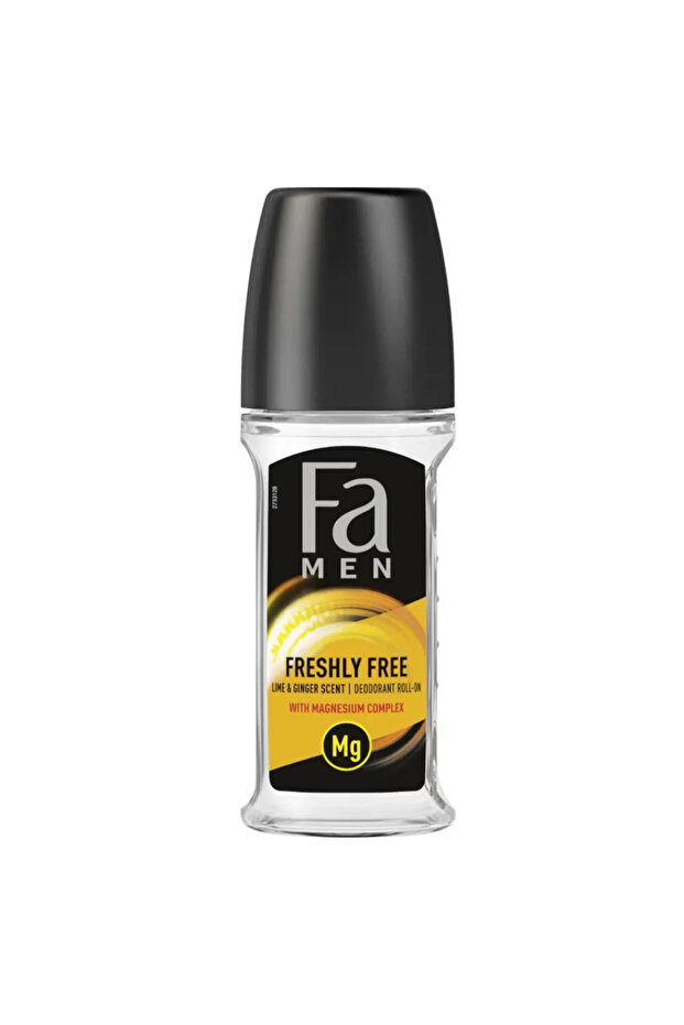 Men Freshly Free Lime And Deodorant Roll On With Magnesium Complex- 50ml