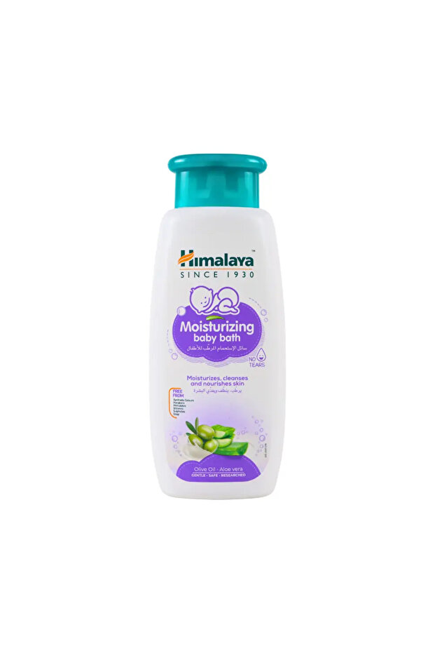 Moisturizing Baby Bath with Olive Oil and Aloe Vera- 400ml