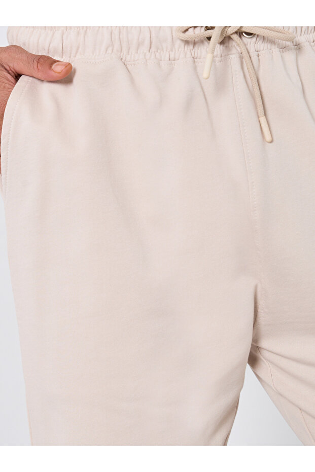 بنطال رياضي رجالي بيج سادة بقصة مستقيمة - 3