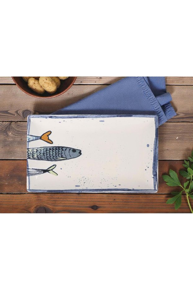 Rectangular plate 25x15 cm, model PEIXE 2.0 –