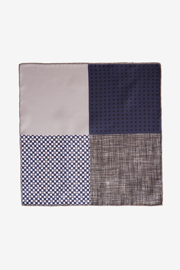 Erkek BEJ MOR Mendil - 3