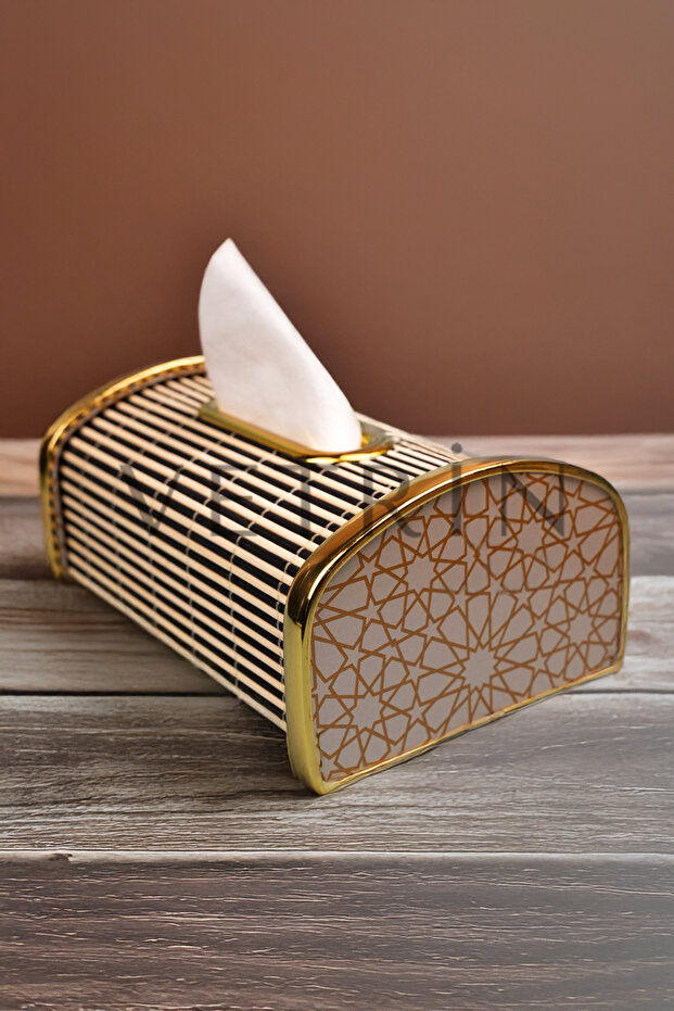 Masa üstü bambu peçetelik - 4