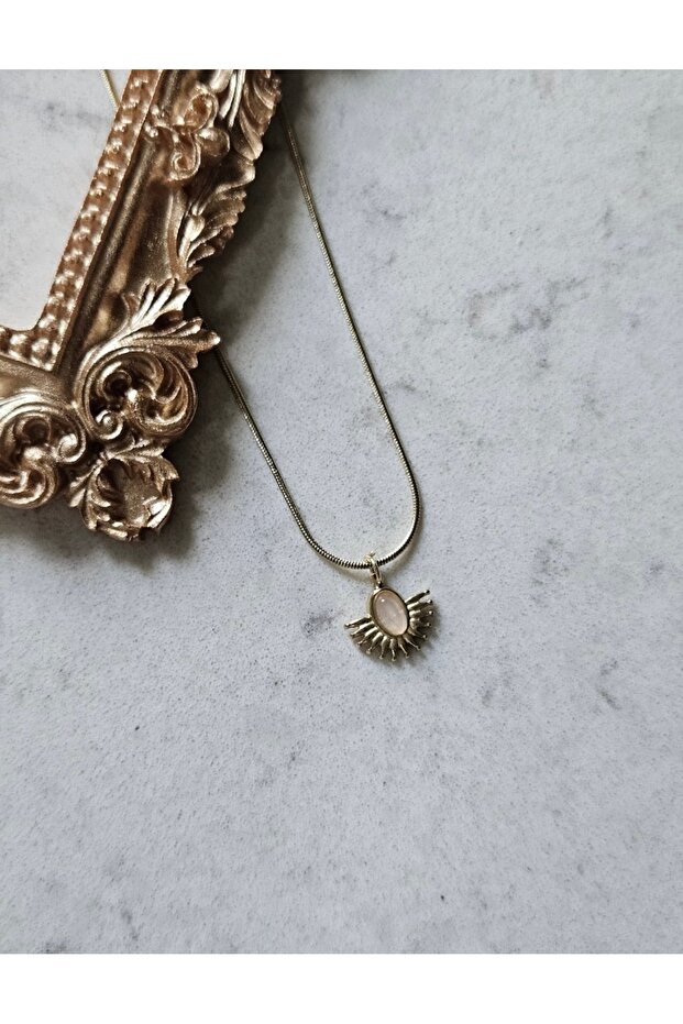 Vintage Çelik Kolye - 1