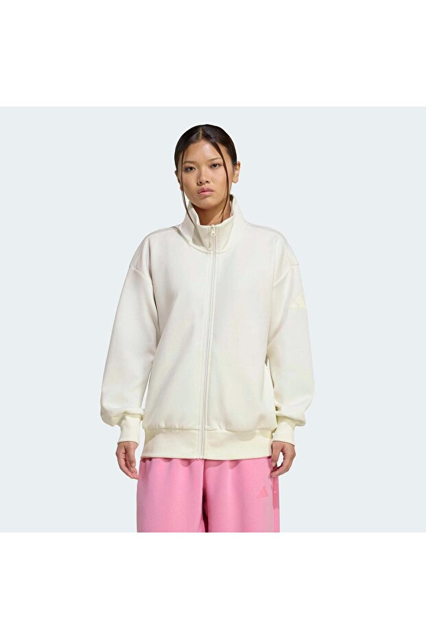 All Szn Women's White Jacket (Ka7022)