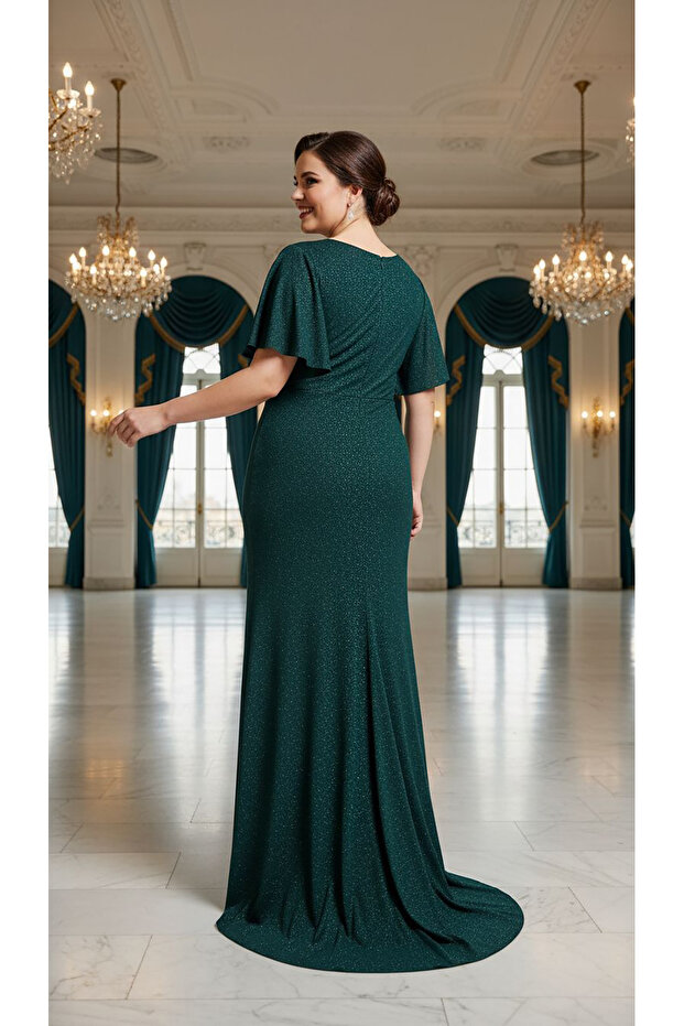 Drapeli simli abiye - 5