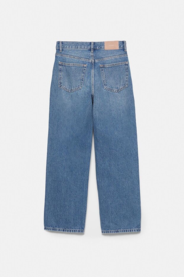 Çapraz bel straight fit jean - 6