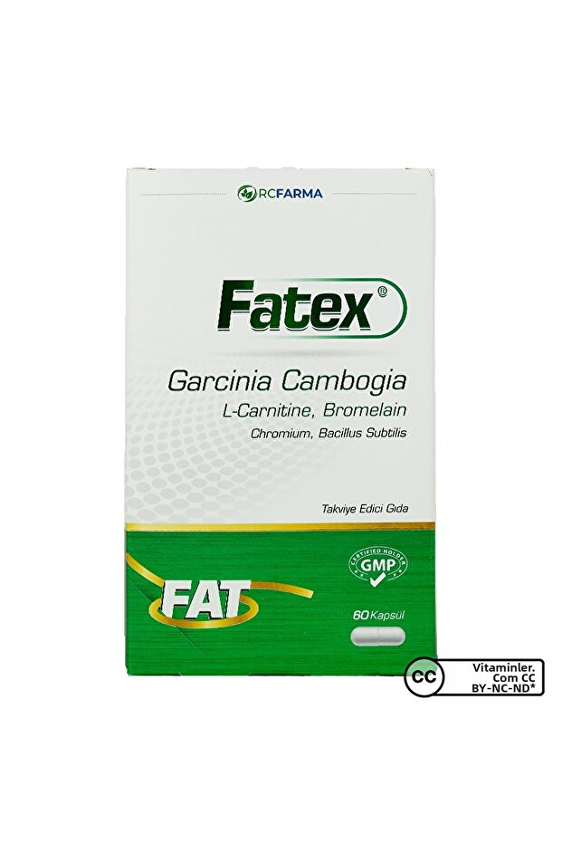 Fatex Garcinia Cambogia L-Carnitine - Chromium 60 Capsules - 2