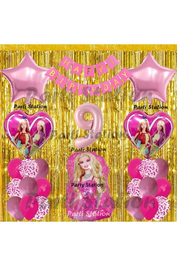 Barbie Balloon Set Age 9 Barbie Concept Birthday Party Balloon Set Barbie Theme Birthday