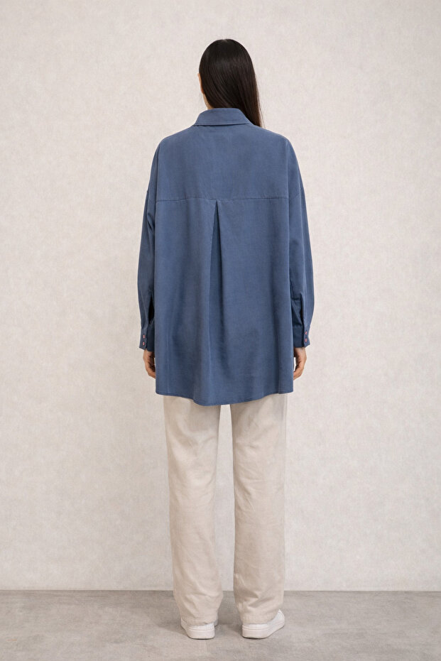 İşlemeli Lyocell Tunik - 3