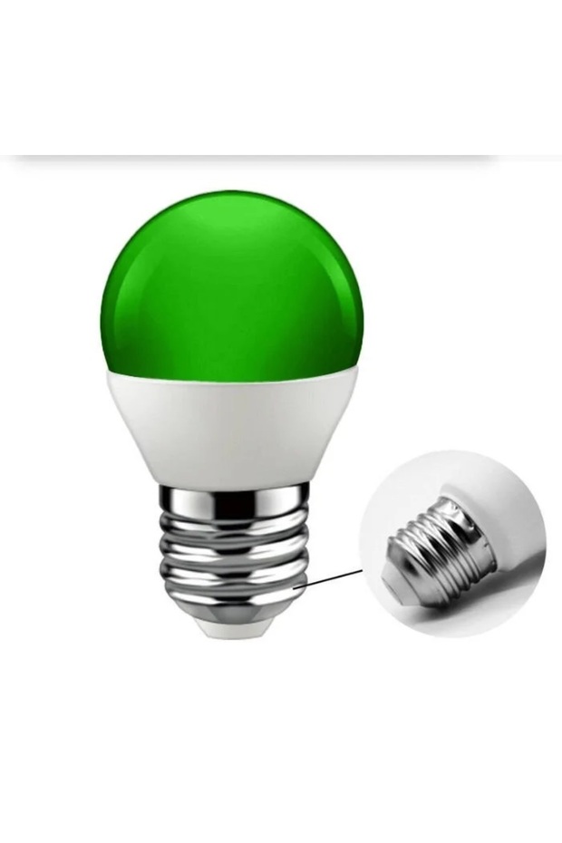 6W LED AMPUL (E-27) (YEŞİL) - 1