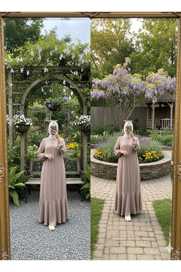 ÜÇ DÜĞMELİ ELBİSE - 4