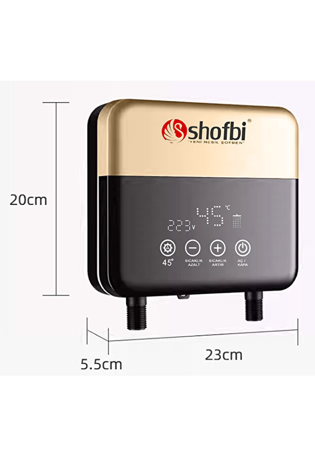 Akıllı Lavabo Şofbeni SH-4S Gri - 4