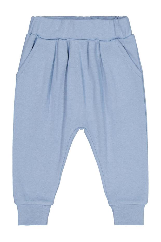 Baby Pants Without Booties 6-24 Months - Blue