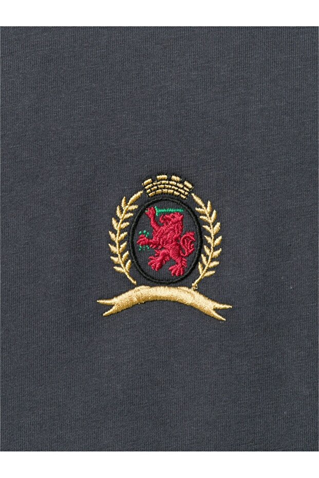 logo patch işlemeli tişört - 3