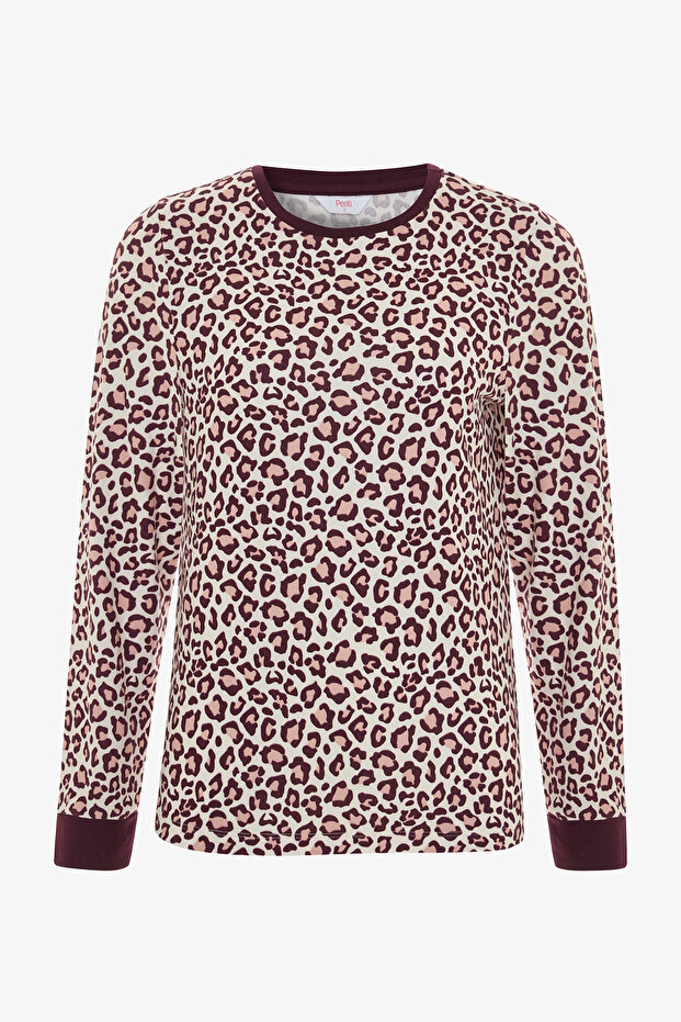 Multi-Colored Cool Leopard Pants Pajama Set - 6