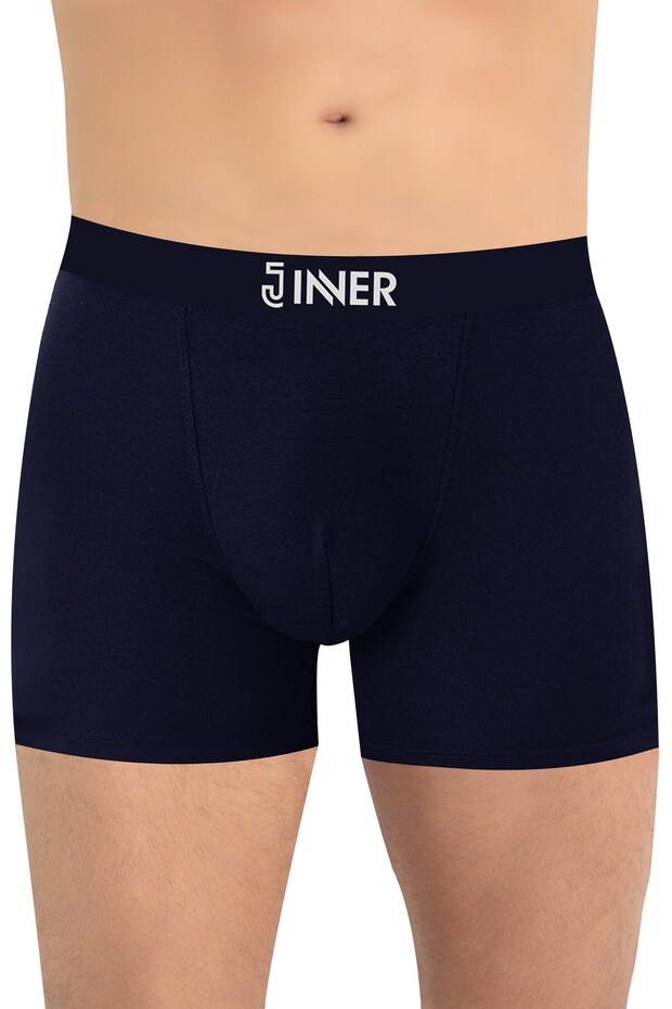 Ανδρικό λογότυπο Boxer ελαστικό (96% Micro Modal - 4% Elastane) - 1