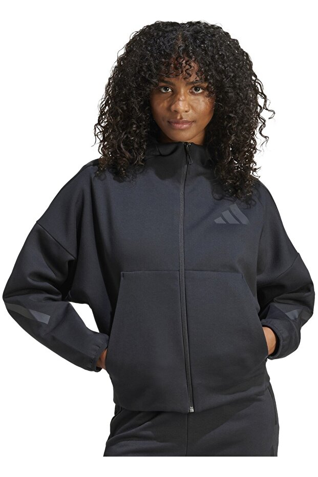W Z.N.E. Fz Women's Casual Jacket Je7848 Black