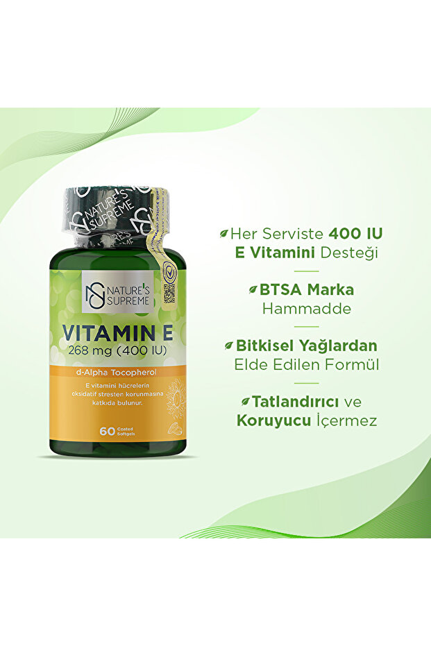 Vitamin E 400 IU 60 Kapsül - 2
