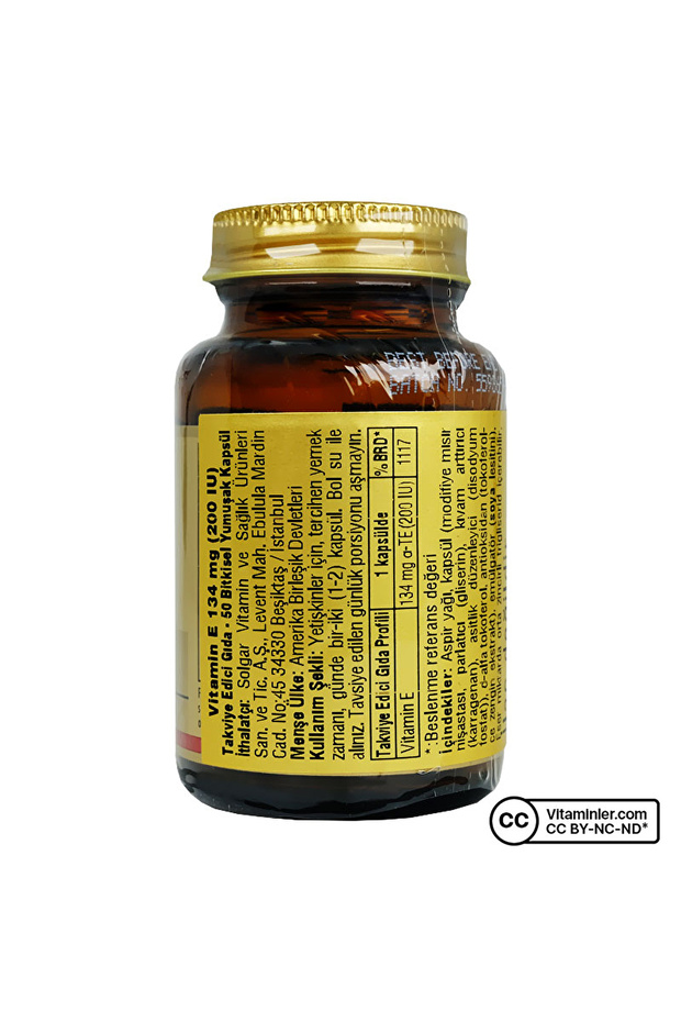 Vitamin E 200 IU 50 Kapsül - 2