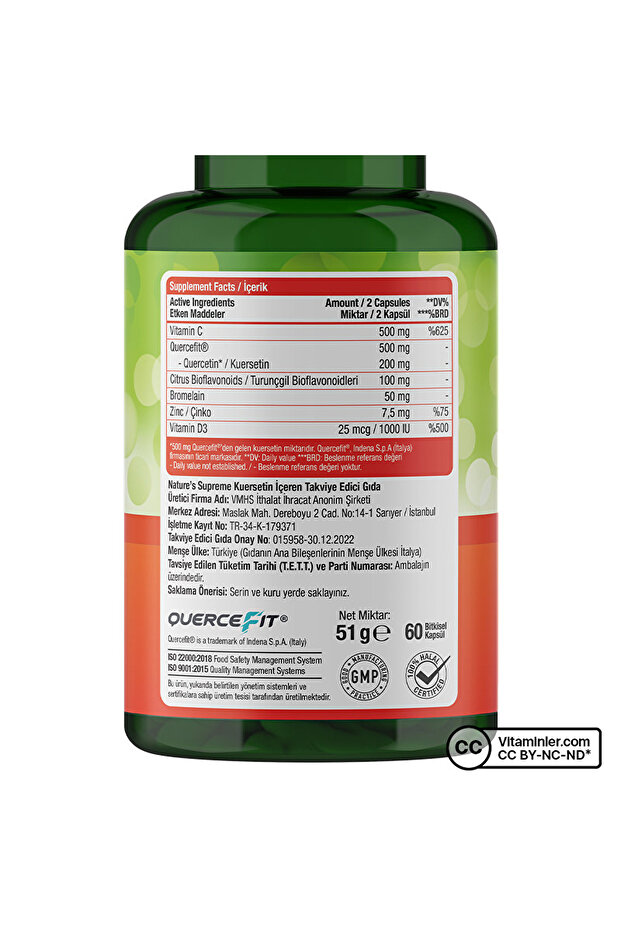 Quercetin Complex 60 Kapsül - 4